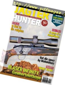 SA Hunter Jagter – May 2018