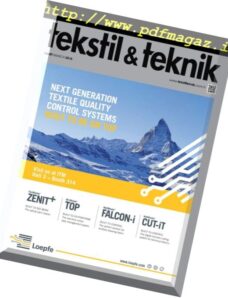 Tekstil Teknik — March 2018