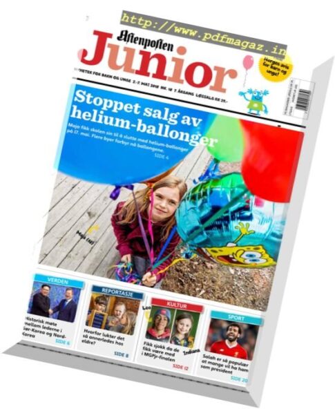 Aftenposten Junior – 2 mai 2018