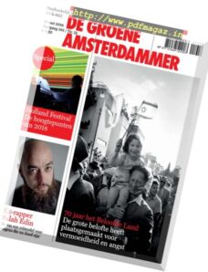 De Groene Amsterdammer — 11 mei 2018