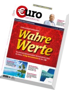 Euro am Sonntag – 6. Mai 2018