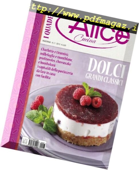 I Quaderni di Alice Cucina — N 7 2012
