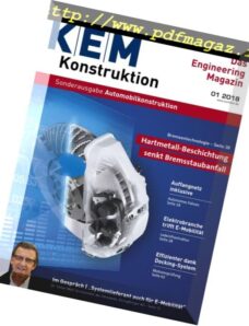 KEM Konstruktion – Sonderheft Automobilkonstruktion – Nr.1 2018
