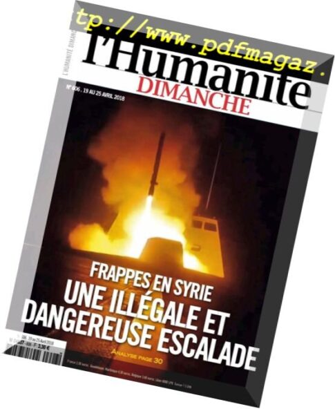 L’Humanite Dimanche – 19 Avril 2018