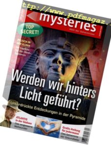 Mysteries Germany – Januar-Februar 2018