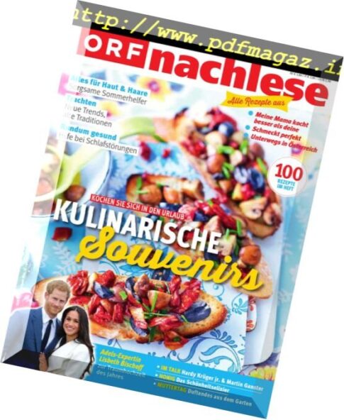 ORF Nachlese — Mai 2018