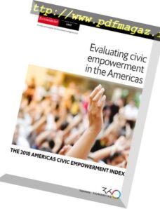 The Economist (Intelligence Unit) – Evaluating civic empowerment in the Americas 2018