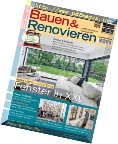 Bauen & Renovieren – Juli-August 2018