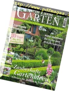 Mein Land Garten – Juni-August 2018