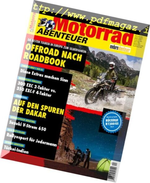 Motorrad Abenteuer – 04-2014