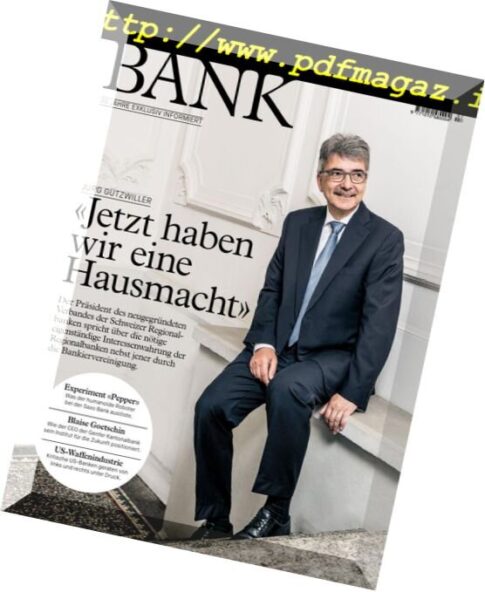 Schweizer Bank — Juli 2018