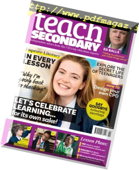 Teach Secondary — June 2018