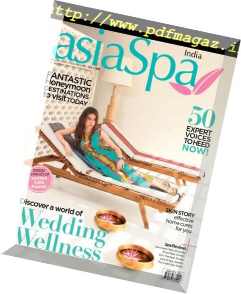 asiaSpa India – July-August 2018