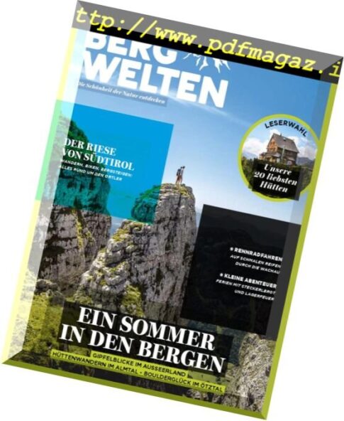 Bergwelten Germany – August-September 2018