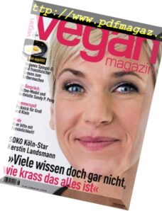 Das Vegan Magazin – Juli-August 2018