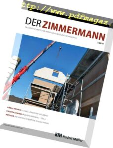 Der Zimmermann — Nr.7, 2018