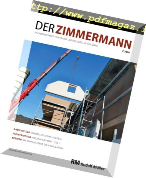 Der Zimmermann – Nr.7, 2018