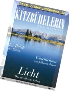 Kitzbuhelerin Magazin — Sommer 2018