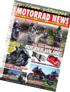 Motorrad News – Juli 2018