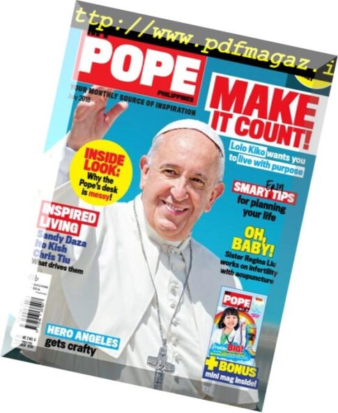 My Pope Philippines — July 2018