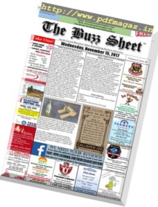 The Buzz Sheet – November 15, 2017