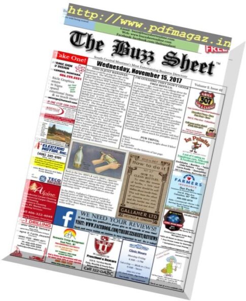 The Buzz Sheet — November 15, 2017
