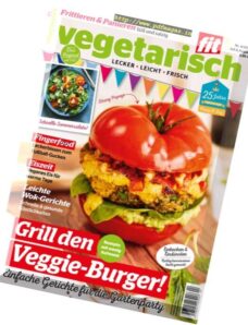 Vegetarisch Fit — Juli-August 2018