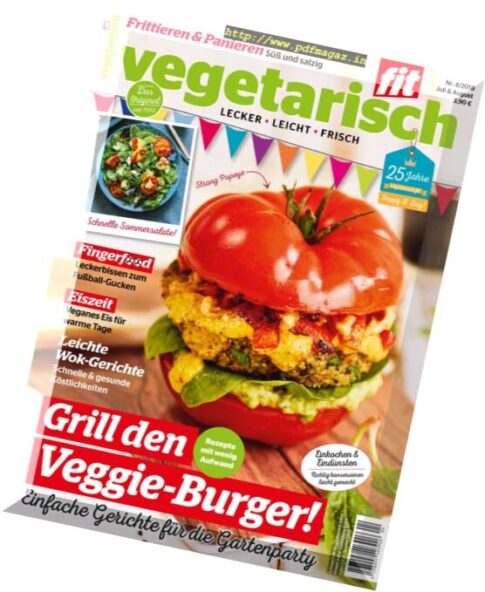 Vegetarisch Fit – Juli-August 2018