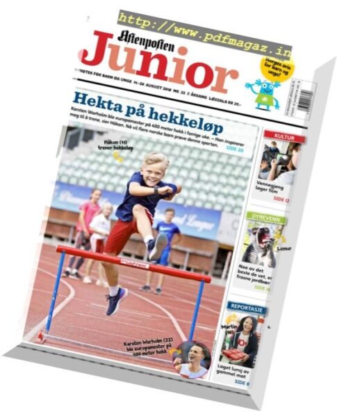 Aftenposten Junior – 14 august 2018