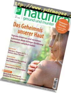 Naturlich Gesund und Munter – Juli-August 2018