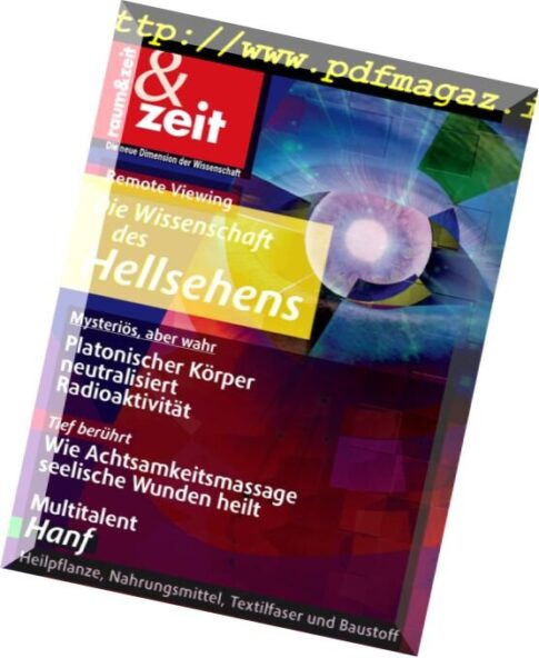 Raum & Zeit – Juli-August 2014