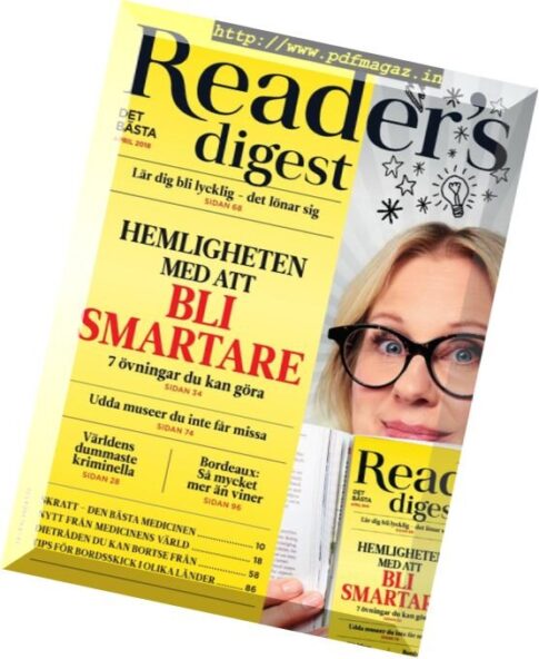Reader’s Digest Sweden – April 2018