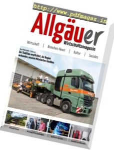 Allgauer Wirtschaftsmagazin – August 2018