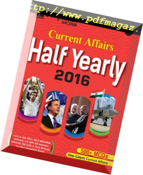 Competition In Focus Current Affairs Half Yearly – August 2016