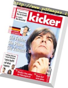 Kicker – 30 August 2018
