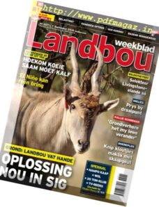 Landbouweekblad — 07 September 2018