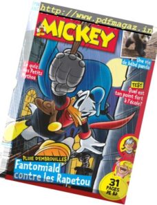 Le Journal de Mickey — 26 septembre 2018