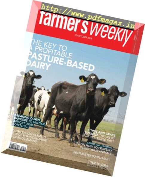 Farmer’s Weekly – 12 October 2018