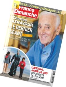 France Dimanche – 05 octobre 2018