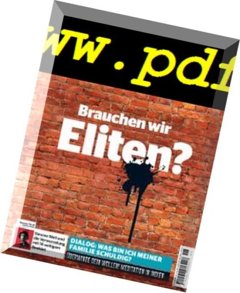 Philosophie Magazin Germany — Oktober-November 2018
