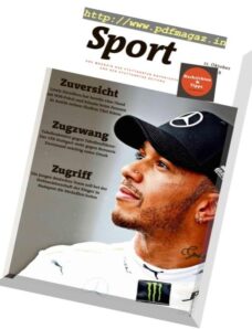 Sport Magazin – 21 Oktober 2018