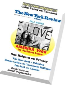 The New York Review of Books – September 27, 2018
