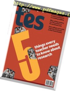 Times Educational Supplement – October 12, 2018
