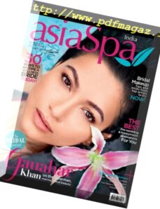 asiaSpa India – July-August 2016