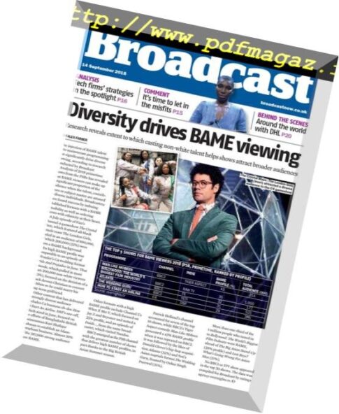 Broadcast Magazine — 14 September 2018
