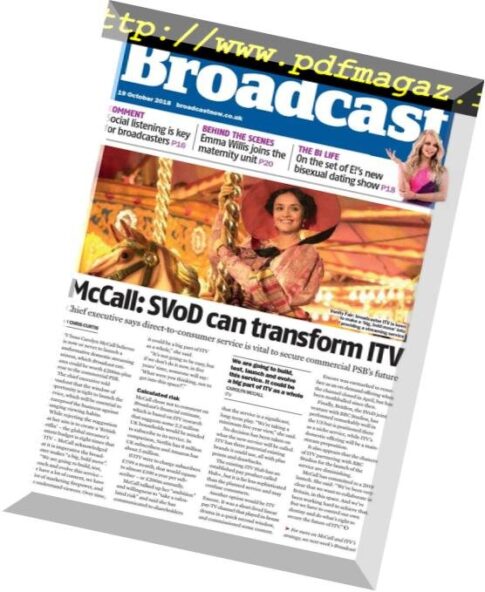 Broadcast Magazine – 19 October 2018