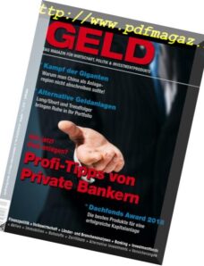 GELD-Magazin — November 2018