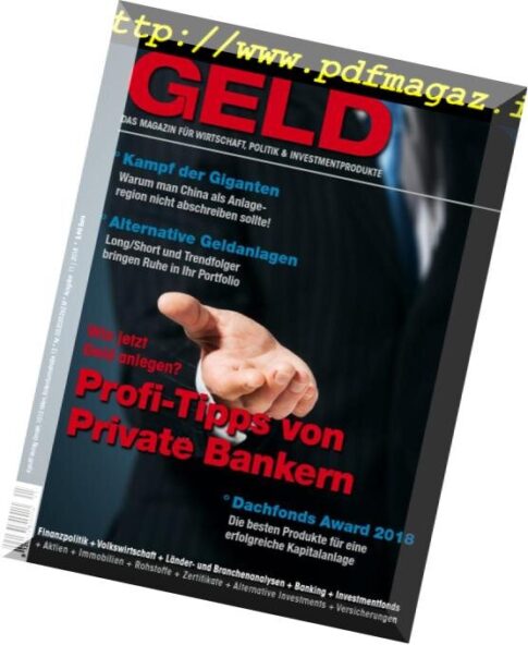 GELD-Magazin – November 2018