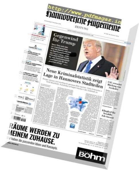 Hannoversche Allgemeine Zeitung – November 2018