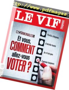 Le Vif L’Express – 11 Octobre 2018